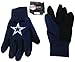 McArthur 10239 Adult's Dallas Cowboys Knit NFL Logo Glove One Size