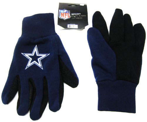 McArthur 10239 Adult's Dallas Cowboys Knit NFL Logo Glove One Size