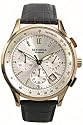 Sekonda Rose Gold Plated Brown Leather Strap Watch