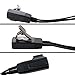 HQRP 2-Pin Head Set with Acoustic Tube Earpiece & Microphone Compatible with Motorola GTI, GTX, LTS-2000, VL-130, PMR-446, ECP-100, PR-400, Mag One BPR-40, EP-450, AU-1200, AV-1200
