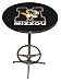 Missouri Tigers College Pub Table w/Chrome Base & Footring