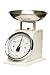 from Premier Housewares Premier Housewares 3 kg Retro Style Kitchen Scale with Stainless Steel Bowl, White Model 807231