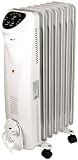 NewAir AH450 Electric Oilfilled Radiator Space Heater With Programmable Thermostat