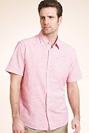 Big Tall Blue Harbour Pure Cotton Bengal Stripe Shirt