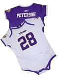 Minnesota Vikings Adrian Peterson Jersey Name and Number Infant / Baby Onesie Set
