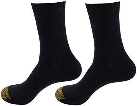 CGF Men's Combed Cotton Tube Socks 2pairs (Navyblue)