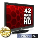 Toshiba REGZA 42ZV650U 42-Inch 1080p LCD HDTV with ClearScan 240, Black