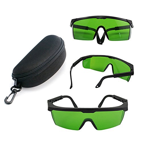 Aerb Laser Eye Protection Safety Glasses Goggles Glass Shield for Green