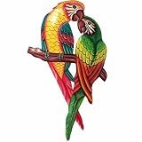 Parrot Tropical Haitian Metal Art Home Room Yard Garden Decor 18" ~ Breeze On In Sales