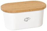 Zoom Produkt-Bild: Kesper 18080 Brotbox Melamin Bambus, wei&szlig;