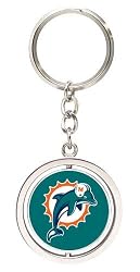 Miami Dolphins Spinning Keychain
