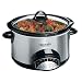 Crock-Pot 38501-C 5-Quart Round Programmable Slow Cooker, Stainless Steel