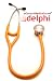 Delphi Cardiology III Stethoscope + FREE 3M Littmann Accessory Kit (Orange)
