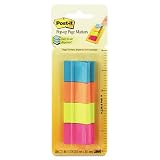 MMM672P1 Post-it Page Markers, 1 x 1/2, Assorted Bright Colors
