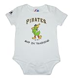 Majestic Pittsburgh Pirates MLB Baby / Infant One-Piece Bodysuit / Romper / Onesie (Size: 18)