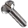 Stainless Steel Machine Screw, Binding Head, Slotted Drive, #10-24, 2-1/2" Length (Pack of 100)