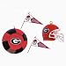 GEORGIA BULLDOGS CHRISTMAS ORNAMENT GIFT SET (4)