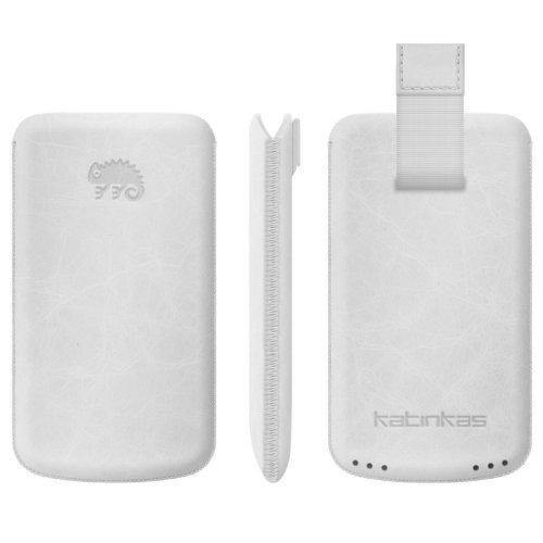 Katinkas Premium Leder Tasche f&uuml;r Nokia 5800 XpressMusic wei&szlig; Preisvergleich