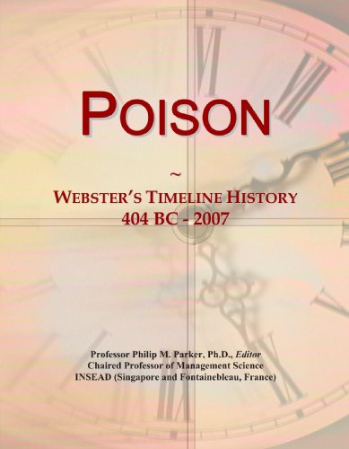 Poison: Webster's Timeline History, 404 BC - 2007