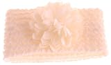 Goldbug Ear Muff & Flower Hair Band イアーマフ風フラワーヘアーバンド ホワイト ポリエステル WT-02043