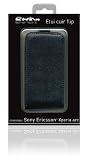 Karade - Funda con pesta�a de cuero para Sony Ericsson Xperia ARC X12 color negro