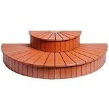 IMAGE OF Two Tier Step Sunburst Semi-Circle Finish: Coastal Gray, Size: 96