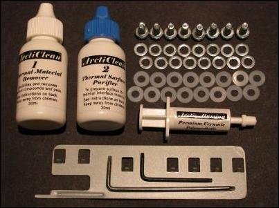 Xbox 360 XCLAMP Repair Kit - 3 Red Light X-Clamp Fix w/ Arctic Silver Alumina & Opening Unlock Toolkit
