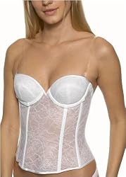 Vera Wang Trousseau low back bustier