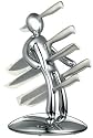 Raffaele Iannello Chrome Voodoo Knife Block W/5 Knives