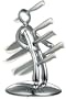 Le Bloc Porte Couteaux Voodoo Couleur Argent�