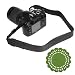 GTMax Black Ostrich Pattern DSLR Camera Shoulder Strap Neck Strap + Cup Pad for Canon SX50 HS, G15, EOS 6D, SX500 IS, XT XTi XS XSi T1i T2i T3i T3 T4i T5i SL1; Nikon D5200 D3200 D5100 D800 D4; Pentax Q10, X-5 and Sony Fuji Olympus Panasonic; GE Power Pro X500 SLR Camera