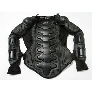 Motorcycle-Full-Body-Armor-Protector-Street-Motocross-ATV-Jacket-Shirt-Medium-