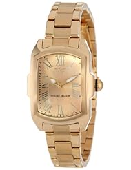 Invicta Womens 15157 Lupah Gold Dial 18k Gold Ion-Plated Stainless Steel Watch
