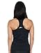Delfin Spa Women's Heat Maximizing Neoprene Anti Cellulite Underbust Racerback Exercise Tank, Black, Small