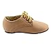 Girl's Glassic Nude Matte Oxford Shoe
