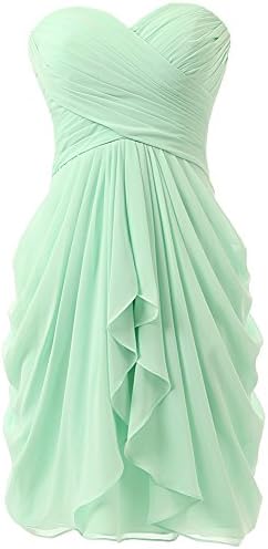 KISSBRIDAL Women's Strapless Knee Length Cocktail Prom Dresses For Teenagers