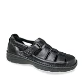 Drew Shoes Men's Springfield Sandal,Black Calf,10 M US