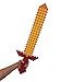 8 Bit Pixelated Foam Fire Sword Toy 30