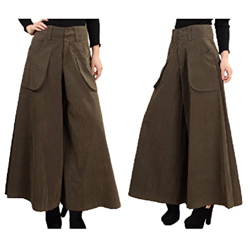 ナナコレクション Nana_Collection 秋 春 冬 スカンツ スカーチョ フレア ワイドパンツ デザイン性 スカートパンツ ロング丈