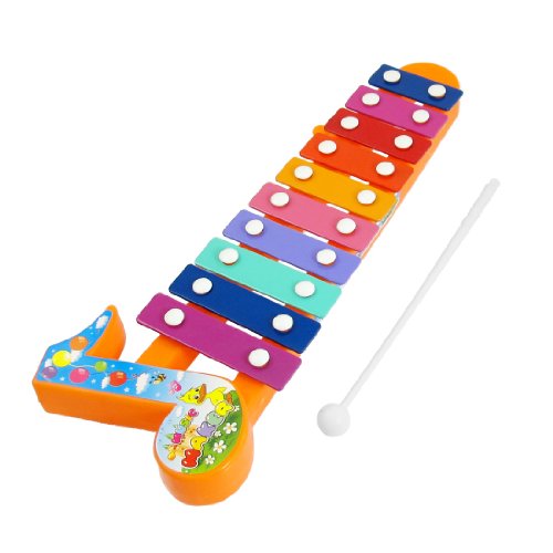 Como Plastic Sticks 10 Tone Music Beat Percussion Toy Multicolor Xylophone