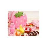 野苺布のおままごとセット　ランチリュック　桃
