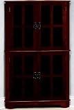 Craftsman 36w Corner Cabinet With Glass Doors, GLASS 36W, MACINTOSH OAK