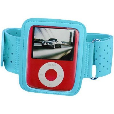 SF Planet? Premium Quality Apple iPod nano 3G (3rd Generation) 4GB / 8GB Adjustable Armband Carrying Case -Light Blue