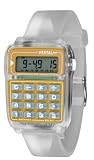 Vestal Unisex DAT005 Datamat Clear Gold Calculator Watch