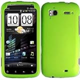 Neon Green Rubber Touch Phone Protector Hard Cover Case for HTC Sensation 4 ....