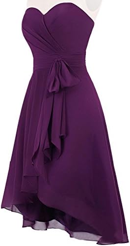 MittyDresses Women Elegant Short Chiffon Prom Dresses 2015 New Arrival Size 4 US Navy Blue