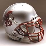 Washington State Cougars Silver Authentic Mini Helmet (Quantity of 1)