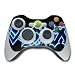 Neon Blue Barbs Design Skin Decal Sticker for the Xbox 360 Controller