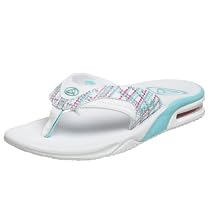 Reef Womens GIRLS FANNING BLUE PLAID 9SR1626-BEP-36 4 UK