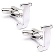 Letter J Initial Cufflinks Letter J Initial Cufflinks